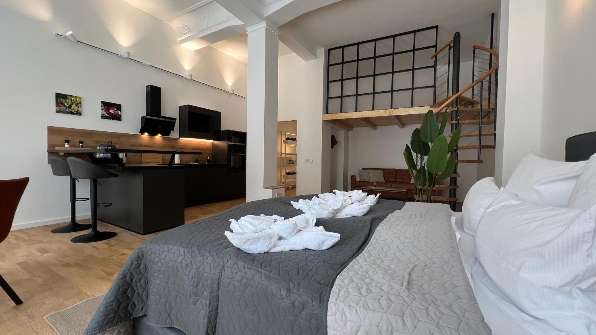 Neu! City-Loft-Apartment Im Goethe Palais I 5P I Lift I Parkplatz I Zentrum I Helios Aue  Exterior foto