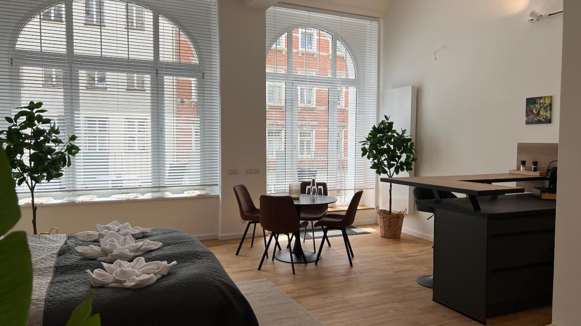 Neu! City-Loft-Apartment Im Goethe Palais I 5P I Lift I Parkplatz I Zentrum I Helios Aue  Exterior foto